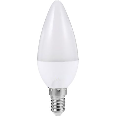 Ampoule LED en forme de bougie, culot C37/E14, 7 W, blanc chaud 3000 K, étanchéité IP44, idéale pour salon, salle à manger, couloir, grenier, balcon ou cour. (1/5)