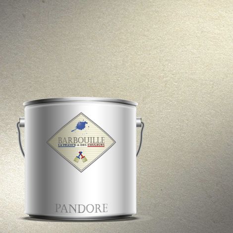 Pandore 2.5L Peinture effet Métallisée Couleur Platine Perle avec spatule (1/4)
