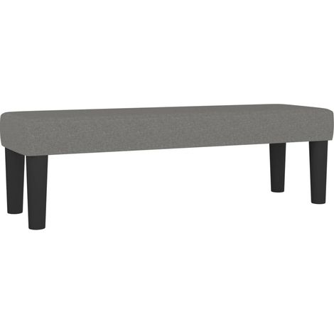 Banco banco 100 x 30 x 30 cm tela gris oscuro 020010540