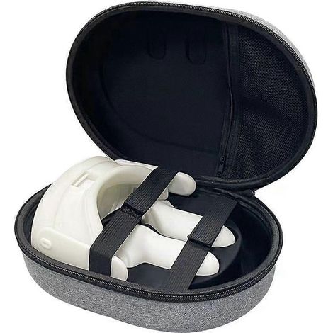 Étui de transport rigide en EVA pour accessoires de réalité virtuelle Meta Quest 3 et rangement pour lunettes VR (1/4)