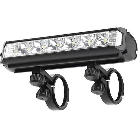 Lampe frontale LED pour trottinette électrique, 4000 mAh, étanche, rechargeable par USB, pour vélo.