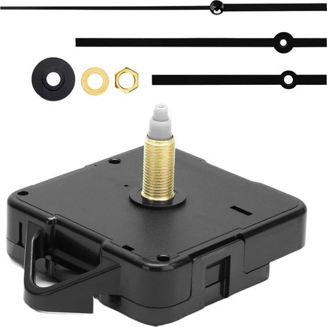 Mécanisme D Horloge Quartz Silencieux - Axe En Laiton Renforcé - Pour Réparation Et Projet DIY - Kit Complet Avec Aiguilles (1/5)