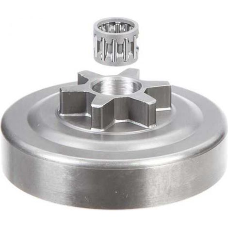 Pignon pour tronçonneuse Echo 3/8". 7 dents. Hauteur cloche 17,6 mm (1/4)
