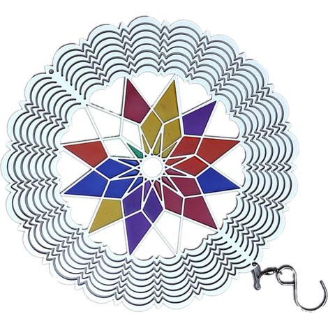 Wind Chime Métal Coloré Décoration Suspendue pour Maison Bureau Et Chambre à Coucher (1/5)