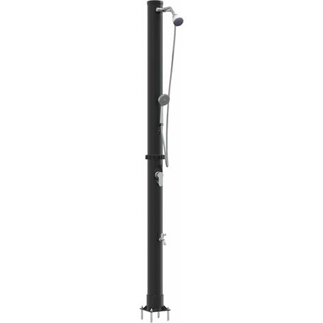 Douche solaire extérieure Noir 217 cm PVC et aluminium CFW17032 (1/5)