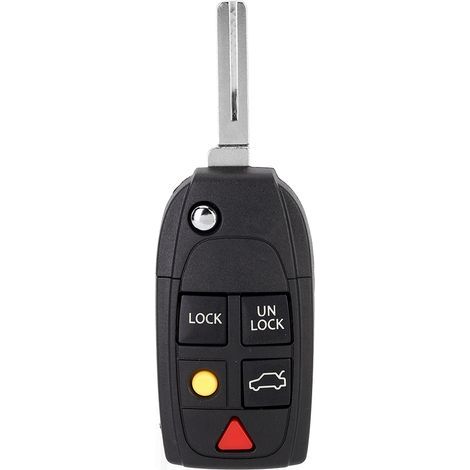 Coque de clé voiture 5 boutons, étui pliable de remplacement pour S60 S80 V70 XC70 XC90 (1/5)