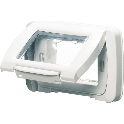 Placca Autoportante Ip55 3 Mod. Easy Bianca ( ELETTROCANALI cod. ECSE60500B )