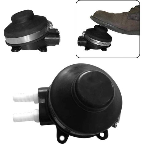 Set mit 1 Bootswasserpumpe, Marine-Fußpumpe, Spüle/Toilette für Wohnmobil, Marine-Fußpumpe, Bilgepumpe, selbstansaugende Pumpe
