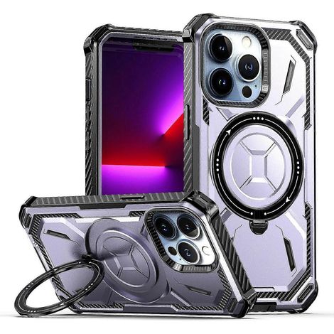 Kompatibel mit iPhone 13 Pro. Handyhülle mit MagSafe-Magnethalterung und rückseitigem Clip. Geschenkidee für G (1/5)