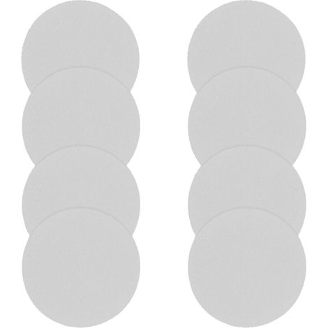 Tapis De Cuisson Vapeur - Silicone Réutilisable 25 Cm - Pour Cuiseur Bambou Et Cuisine Saine - Lot De 8