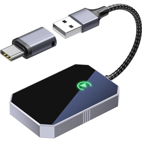 Adaptateur CarPlay sans fil, compatible CarPlay filaire et sans fil (1/5)