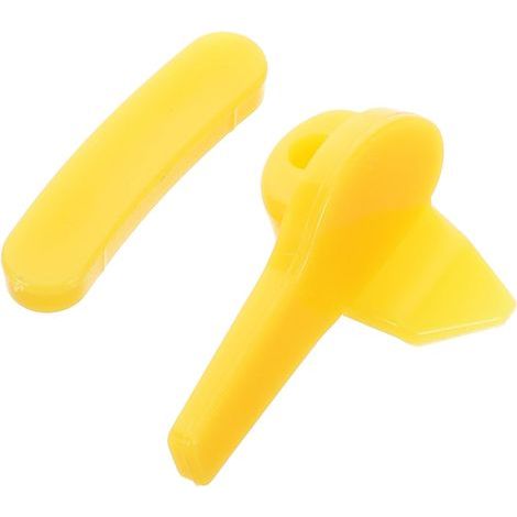 2pcs Têtes de Démonte-pneus en Plastique Jaune, Protège-jante Pratique pour Machine à Pneus, Accessoire pour Montage et Démontage de Pneus (1/5)