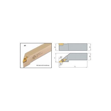 Außen-Drehhalter SVJBR/L SVJBR 2020 K16, 125x20x20mm (1/2)