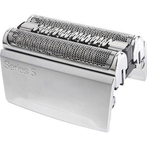 Testina di ricambio per rasoio elettrico Series 5 per accessori da barba da uomo 5020S 5030S 5040S 5050CC 5070CC 5090CC 5147S (Argento) (1/5)