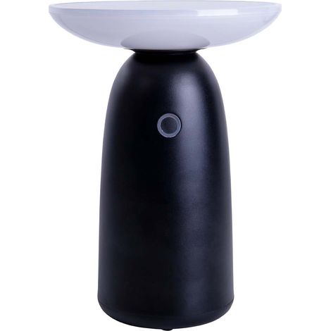 Tischleuchte Beistellleuchte Außenlampe LED Akku schwarz Touchdimmer Wohnzimmer