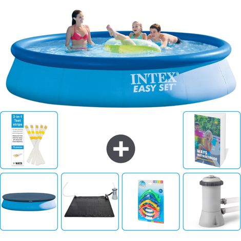 Easy Set Pool Rund - 396x84 cm - 7-teilig S37