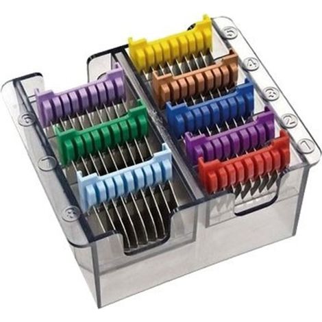 CAJA DE PEINES METALICOS PARA MAQUINA CORTAPELOS MOSER 1170 Y ARCO  OFERTA EXCLUSIVA
