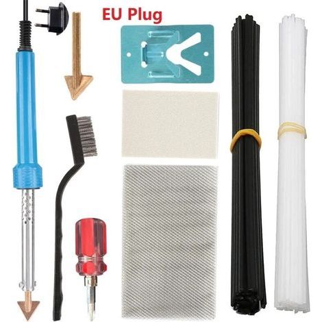 Kit de soudure plastique 80W – Technologie céramique – Temps de chauffe rapide – Réparation sur pare-chocs, jouets, kayaks (1/5)