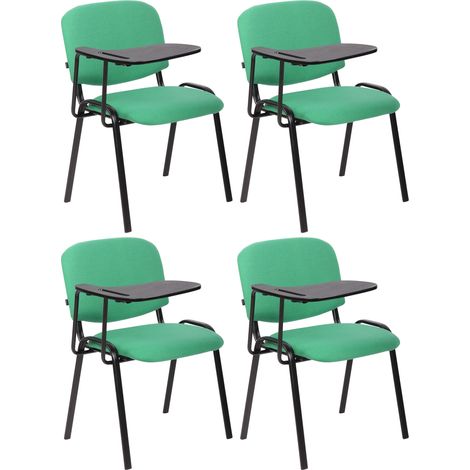 4er Set Stuhl Ken mit Klapptisch Stoff grün (1/5)