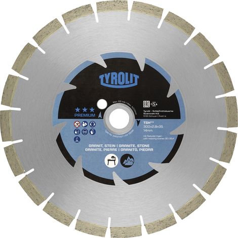 TYROLIT Diamant-Nassschnitttrennscheibe Premium TSH 300 x 2.8/14 mm