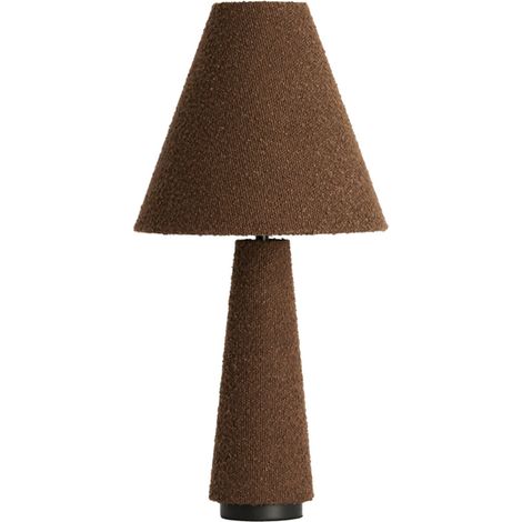 Light & Living - tischlampe - Devia - braun - textil - stehlampe