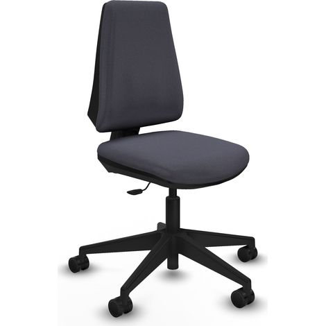 piqueras-y-crespo Sedia Minimalista Grigio Scuro per Ufficio (1/5)