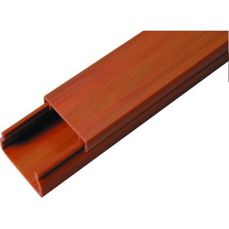 Goulotte Électrique 18 X 20 Mm - Bois Clair - 2 M - Gestion Des Câbles - Installation Électrique (1/2)