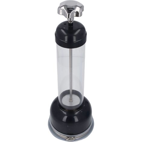 Pompe respiratoire pour veaux, en acier inoxydable, à aspiration réglable, portable, pour nouveau-nés, pour le bétail, noir (1/5)