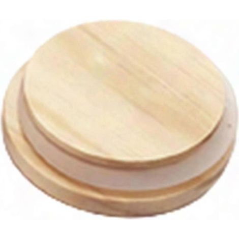 Couvercle en bois écologique et étanche (72 mm) pour tasses à café en céramique - Bon (1/5)