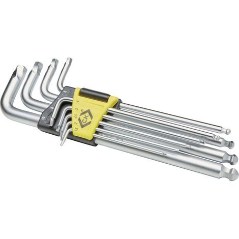 C.K Tools Set zur Rettung beschädigter Sechskantschrauben, 9 Teile, Schwarz (1/4)