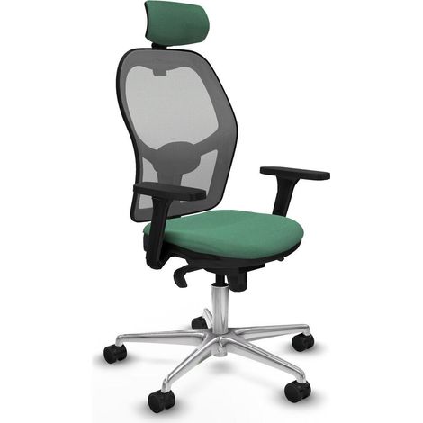 Piqueras y Crespo 3D086N2 Chaise de bureau vert émeraude (1/3)