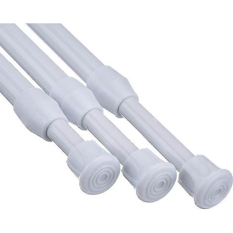 Barre pour filet à rideaux, rail pour rideau de douche transparent, outil télescopique, barre pour filet à rideaux (1/3)