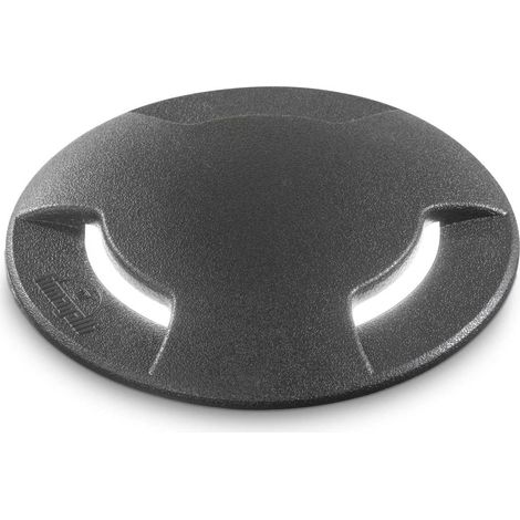 Ideal Lux Cecilia - LED 1 Light Large Außeneinbauleuchte Schwarz IP67 (1/3)