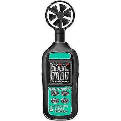 Outils anémométriques, anémomètre numérique, anémomètre de haute précision, anémomètre numérique noir GN-301