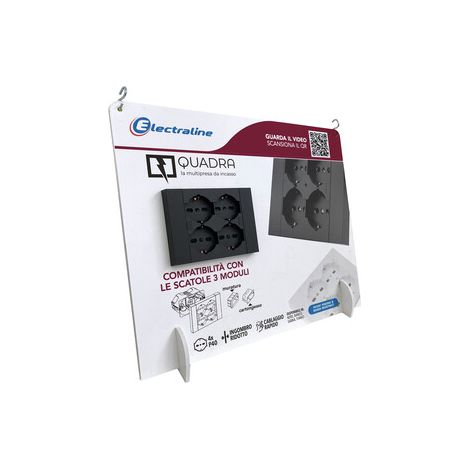 ESPOSITORE DISPLAY MULTIPR QUADRA ORIZZONT 43X36CM