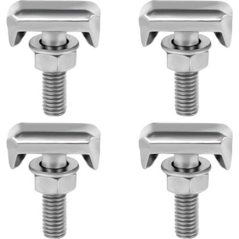 Boulon en T pour batterie, 4 boulons en T en acier inoxydable, bornes de batterie, borne de batterie automobile, connecteurs de (1/5)