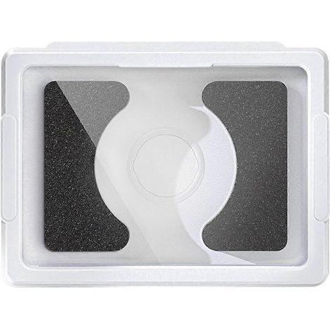 Support étanche pour tablette/téléphone/tablette de salle de bain/douche, fixation murale, sans perçage, idéal (1/5)