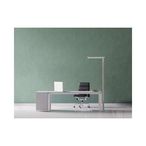 MAUL Standleuchte MAULjaval 141460 LED dimmbar silber (1/4)
