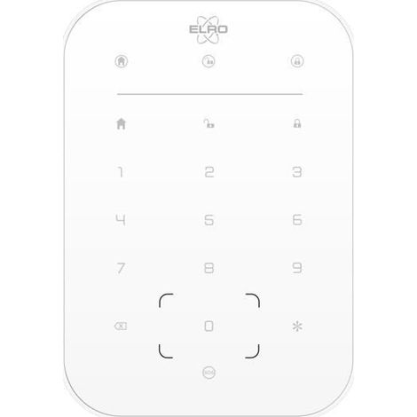 Panneau de contrôle - ELRO - AS98KEA - Alimentation par piles - Installation facile - Code à 4 chiffres (1/5)