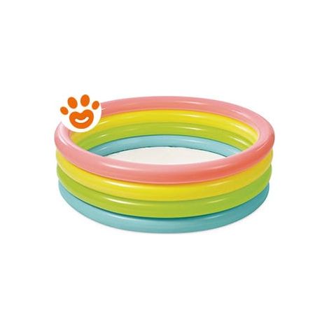 Intex Piscina 4 Anelli Arcobaleno (168x46cm) Art. 56441 - Confezione 1 Pezzo - Piscine