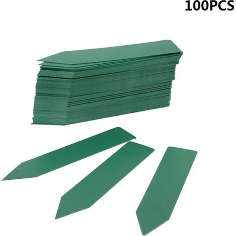 100 étiquettes en plastique pour plantes, marqueurs de plateaux de plantation, outils de décoration de jardin à faire soi-même, étiquettes pour pots de fleurs, outils de jardinage