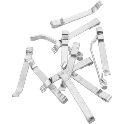 Healeved Lot de 12 clips fixation pour rails tiroir en alliage (1/5)