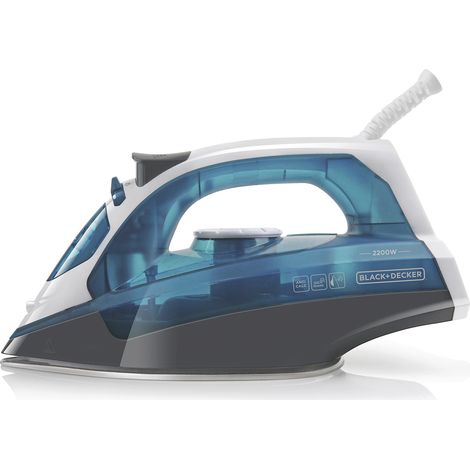 Black+Decker FERRO DA STIRO BXIR2200E 2.200 W - 280 ml. Piastra in acciaio inox (1/3)