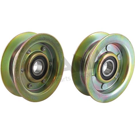Puleggia a gola piatta adattabile John Deere per L110, L118, L120, L130. Sostituisce originale Gy20067, Gy22172.
