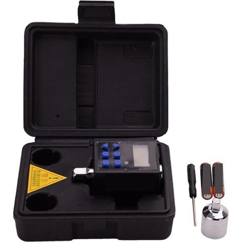 Digitaler Drehmomentschlüssel, elektronischer Drehmomentschlüsseladapter mit Digitalanzeige, Drehmomentmesser 0,3–340 Nm mit Hintergrundbeleuchtung, hohe Präzision (TQA2-135)