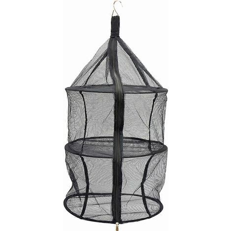 Filet de séchage pliable à suspendre pour le camping en extérieur, 3 couches, avec sac de rangement et étendoir à linge. (1/5)
