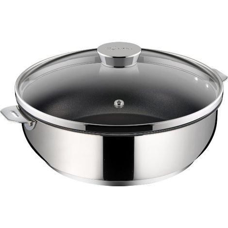 Padella in acciaio inox da 28 cm + coperchio - 12138032028 - Lagostina