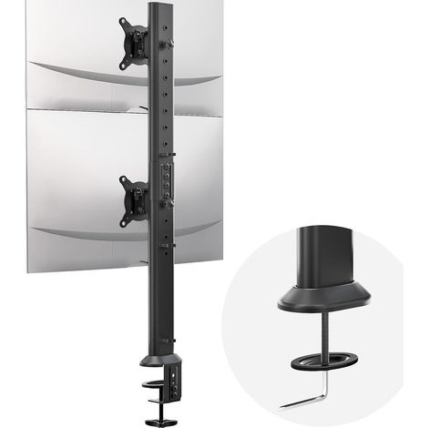 Hemudu Gelenkiger Monitorarm für Zwei 13-34 Zoll Monitore mit VESA 75x75/100x100 (1/5)