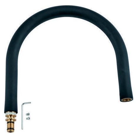 Flessibile doccia 46964 GrohFlexx softblack (1/3)