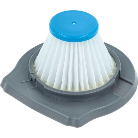 vhbw Feinfilter kompatibel mit Black & Decker REVHV8J40W, Reviva Staubsauger - Luftfilter Blau Grau Weiß